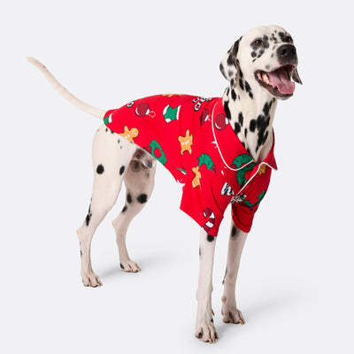 Dogs' Red Hohoho Christmas Pyjamas