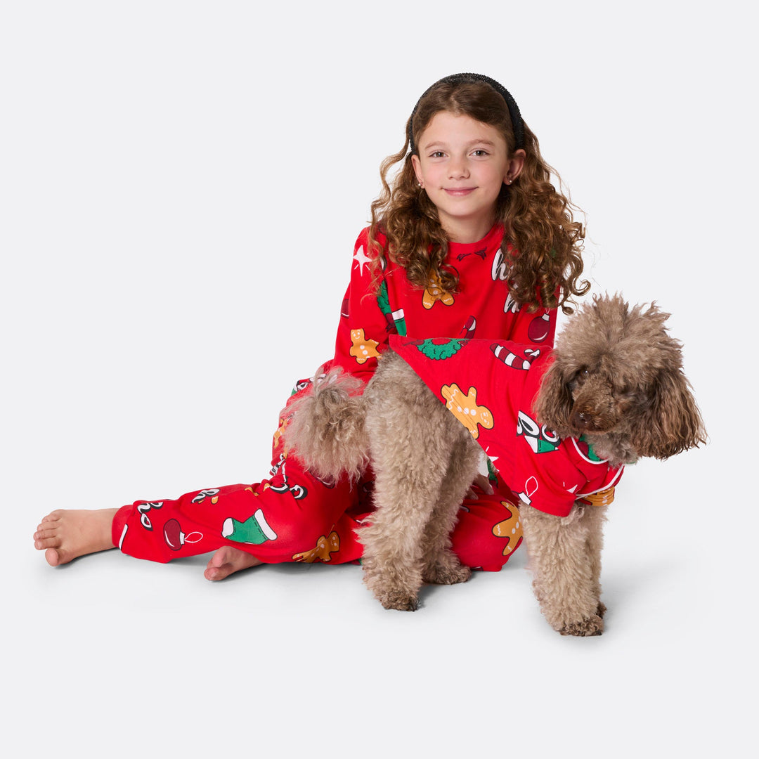 Dogs' Red Hohoho Christmas Pyjamas