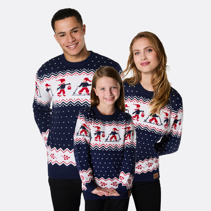 Christmas Scenery Matching Family Christmas Sweaters