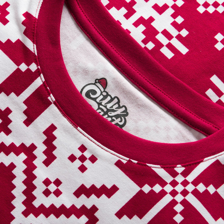 Red Christmas Knit Christmas Pyjamas Family