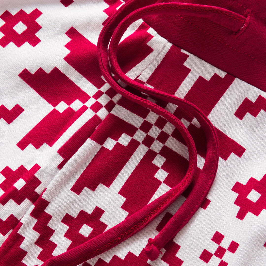 Red Christmas Knit Christmas Pyjamas Family