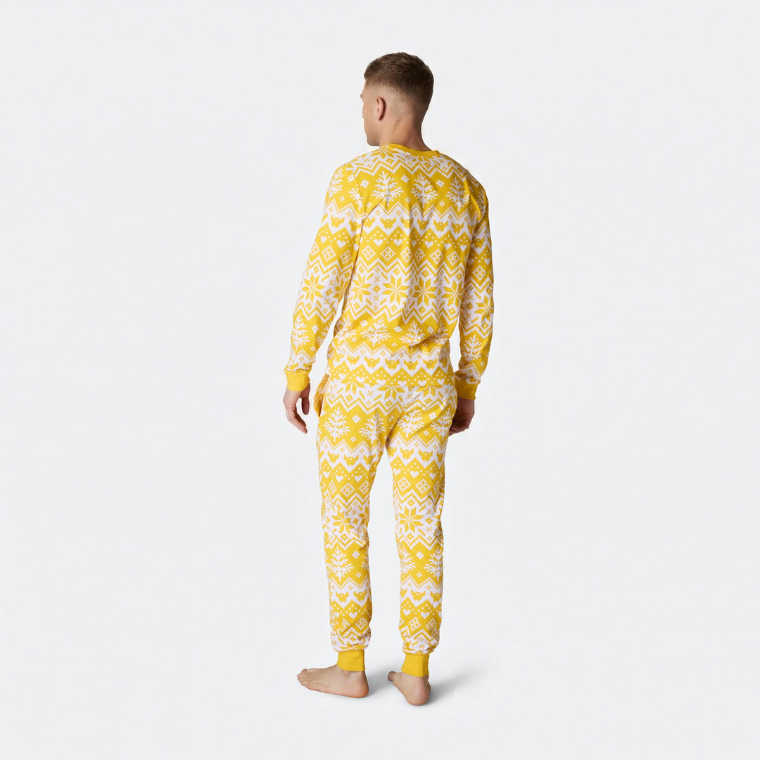 Men's Knit Print Easter Pyjamas