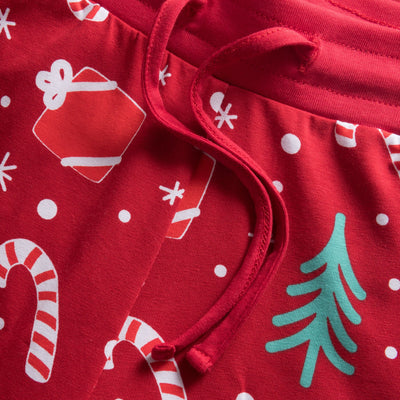 Kids' Red Christmas Pattern Christmas Pyjamas