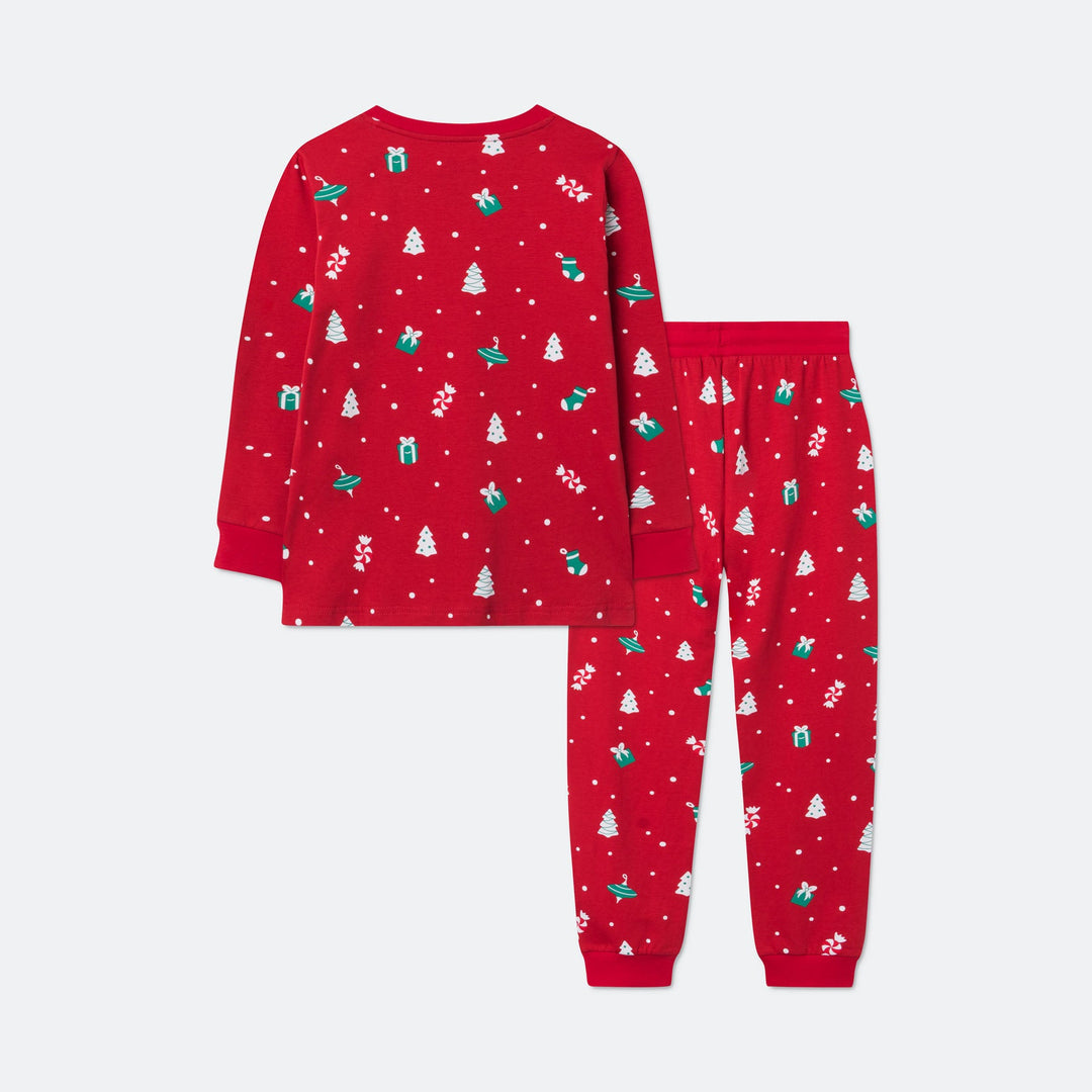 Kids' Red Christmas Ornament Christmas Pyjamas
