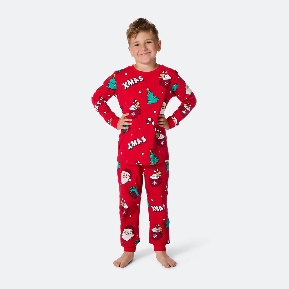 Kids' Red Xmas Christmas Pyjamas