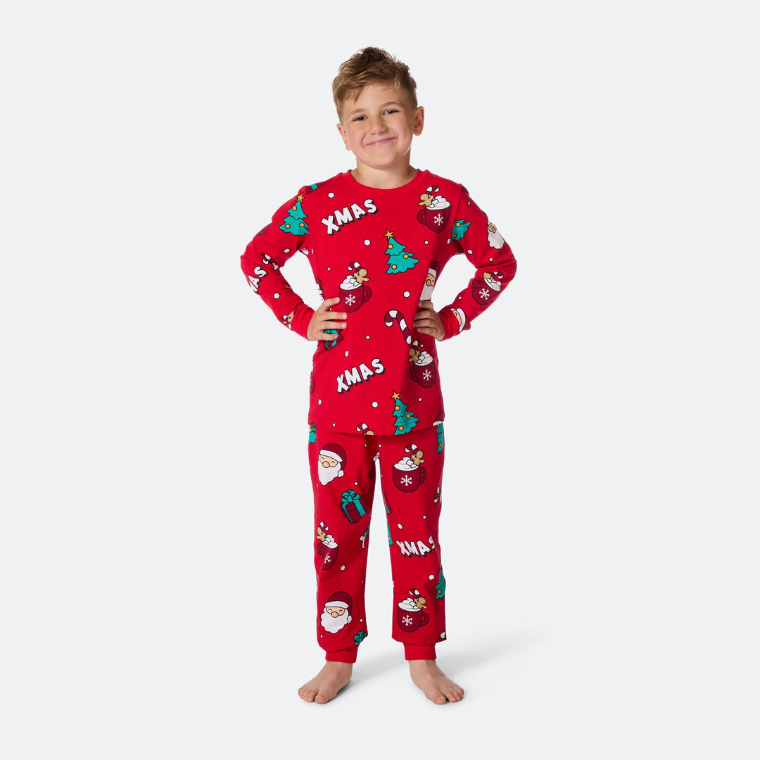 Kids' Red Xmas Christmas Pyjamas
