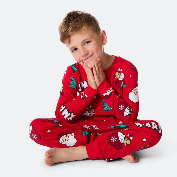 Kids' Red Xmas Christmas Pyjamas