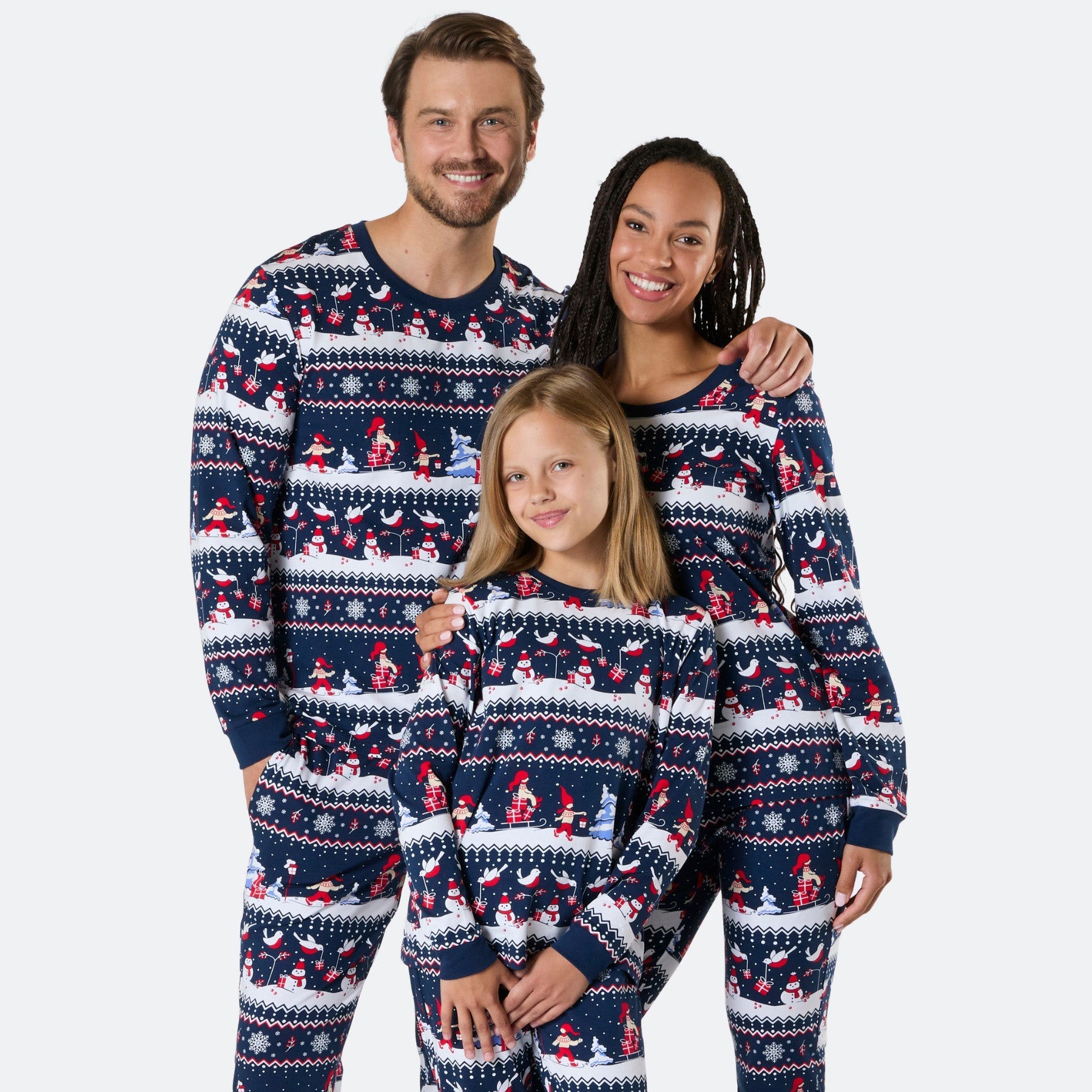 Christmas Scenery Christmas Pyjamas Family – SillySanta.com