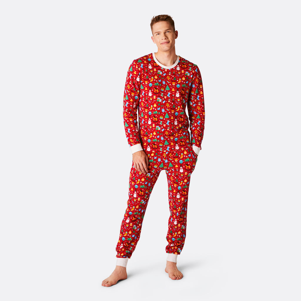 Mens xmas online pyjamas