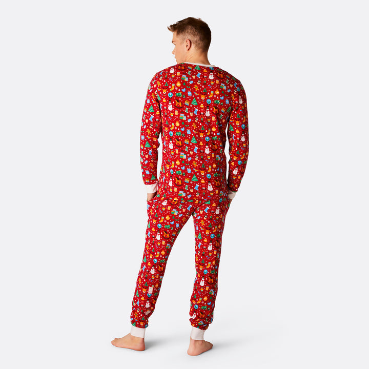 Men's Red Christmas Dream Christmas Pyjamas