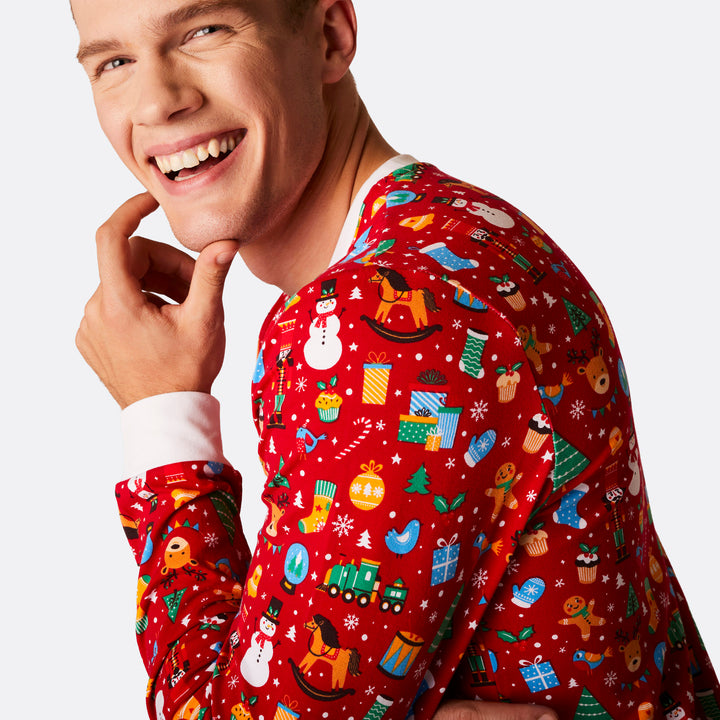 Men's Red Christmas Dream Christmas Pyjamas