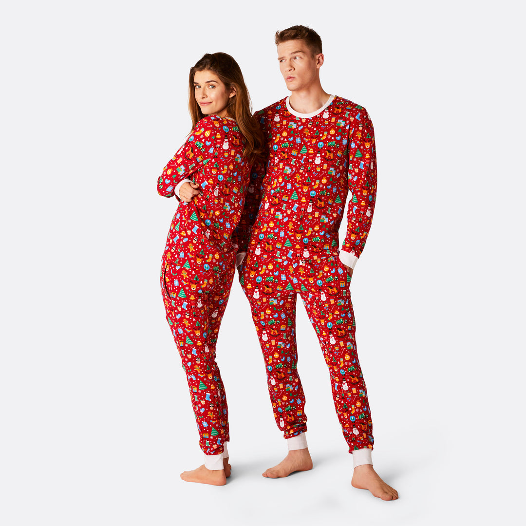 Women's Red Christmas Dream Christmas Pyjamas