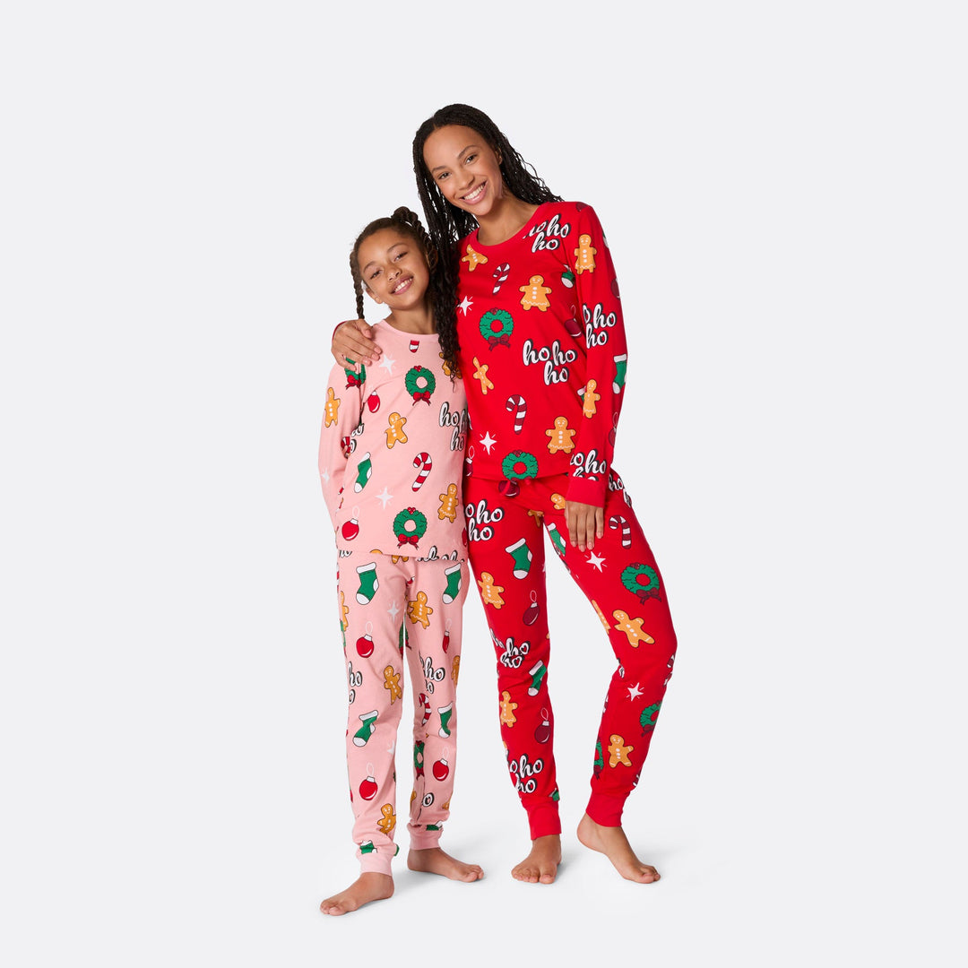 Women's Red Hohoho Christmas Pyjamas