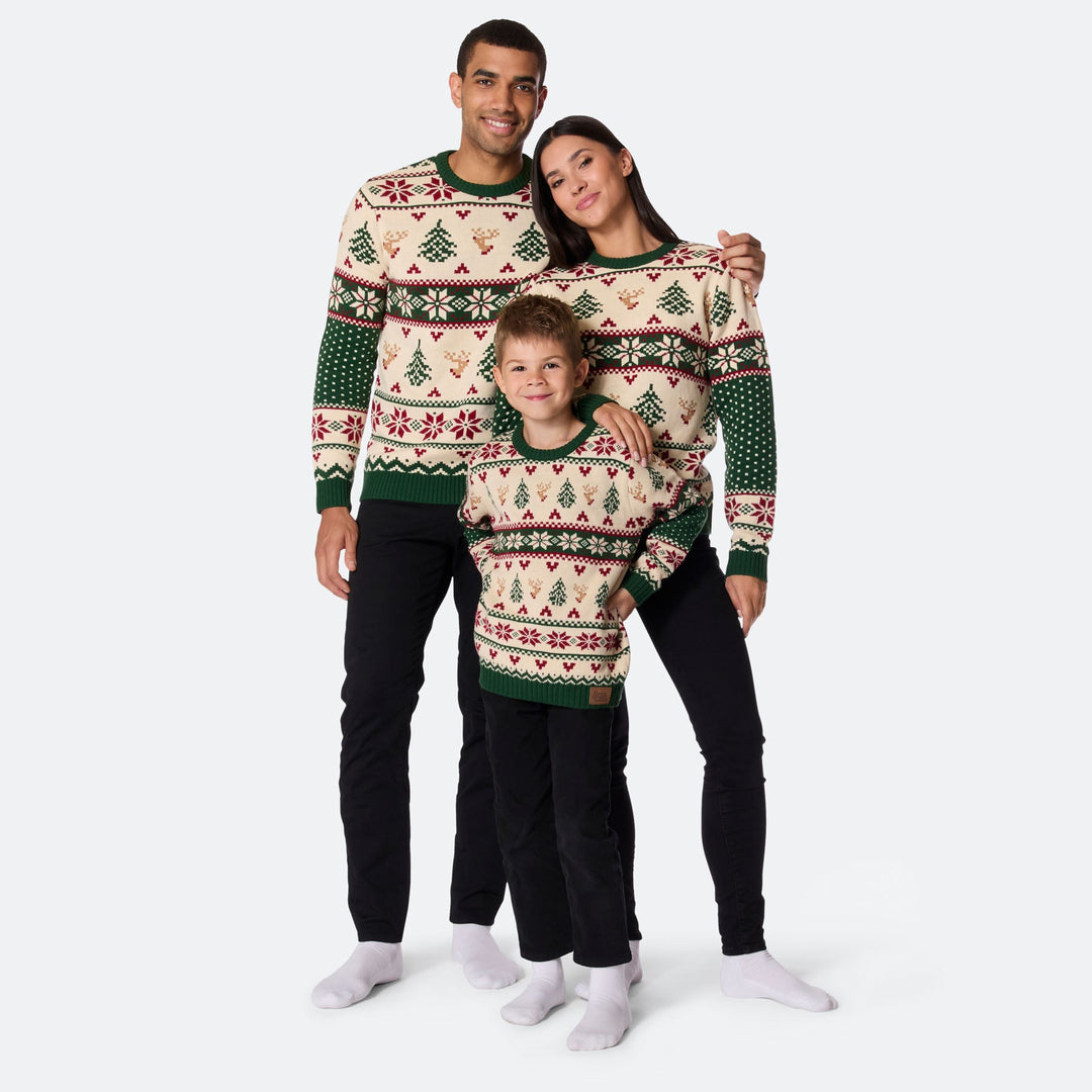 Men's Retro Christmas Tree Christmas Sweater