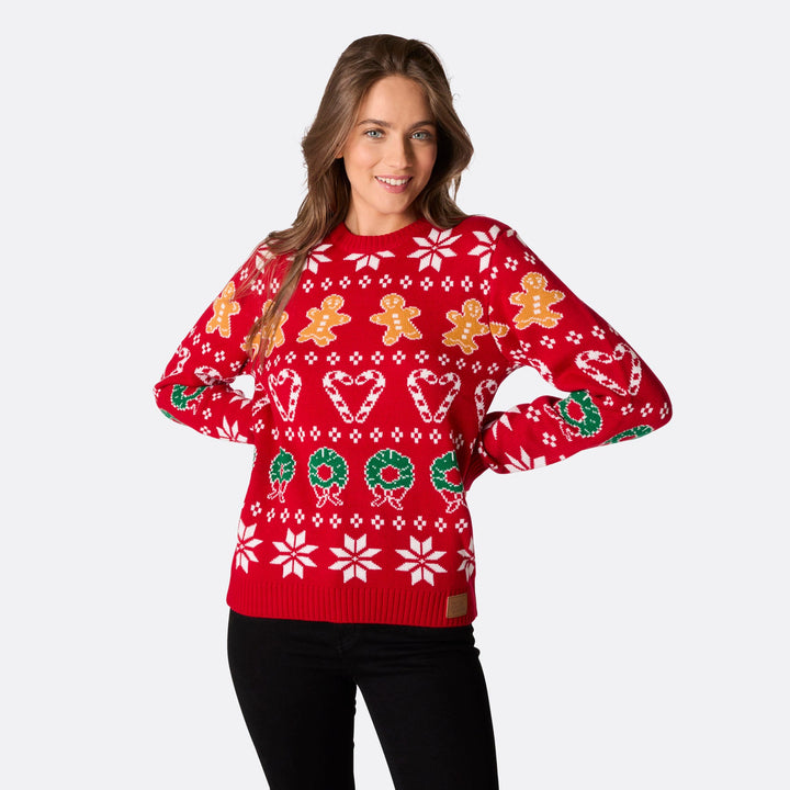 Women's Family Red Christmas Sweater