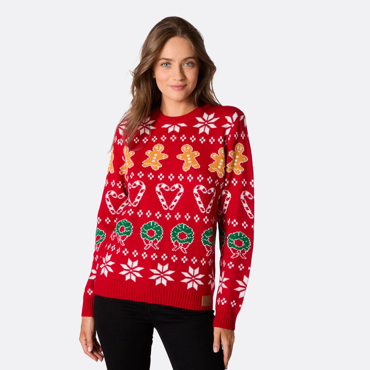 Women's Family Red Christmas Sweater