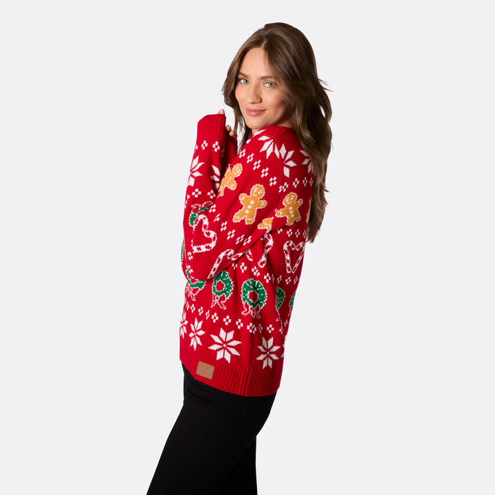 Women's Family Red Christmas Sweater