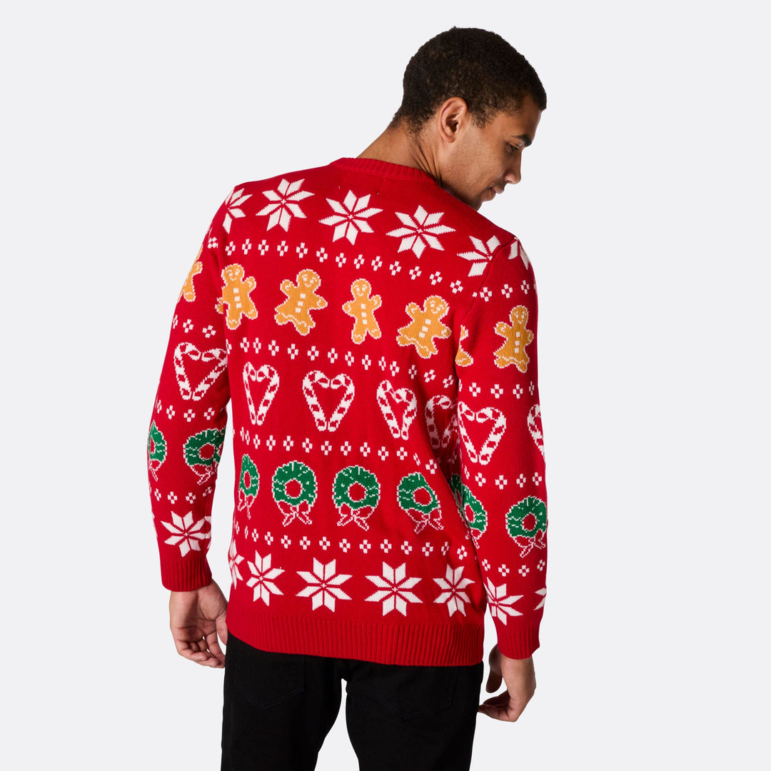 Men's Family Red Christmas Sweater