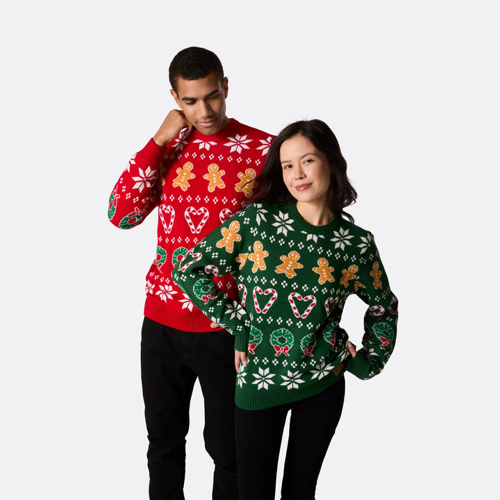 Men's Family Green Christmas Sweater