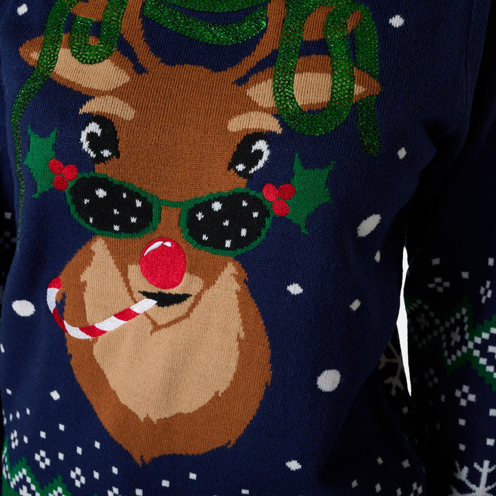 Rudolph Matching Family Christmas Sweaters