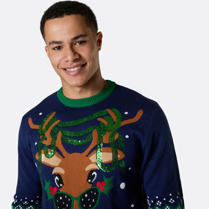 Rudolph Matching Family Christmas Sweaters
