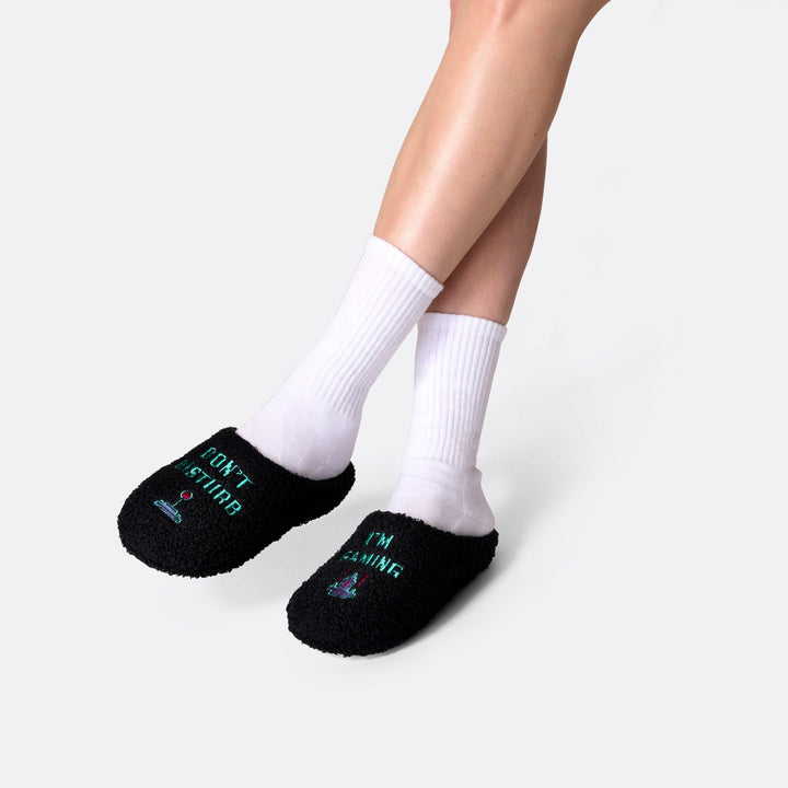 Don't Disturb, I'm Gaming Slippers