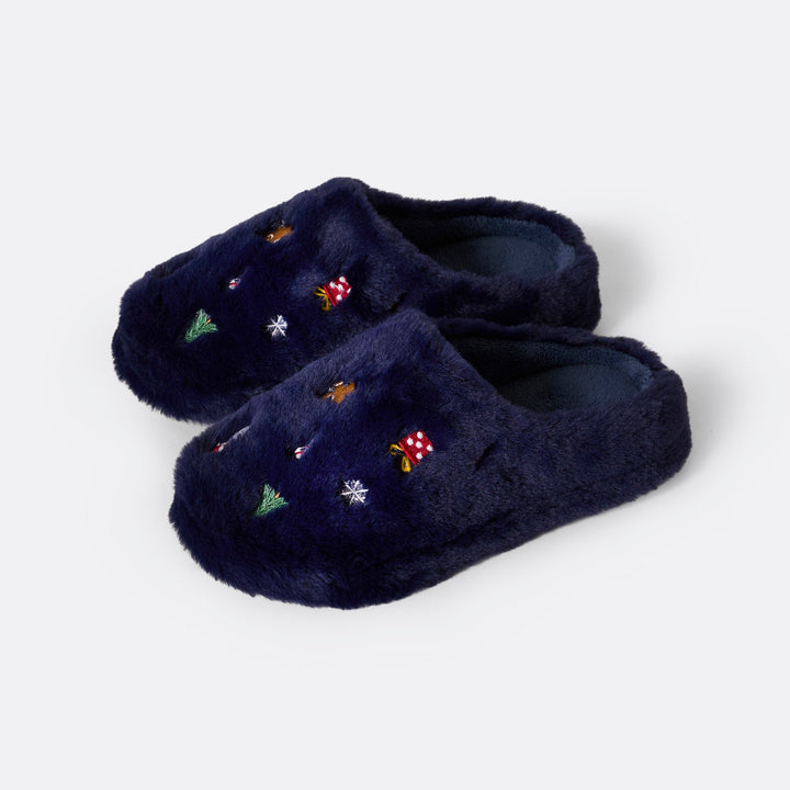 Fluffy Christmas Slippers