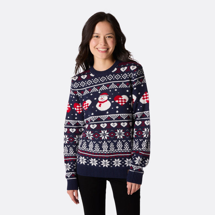 Women's Snowman Christmas Sweater