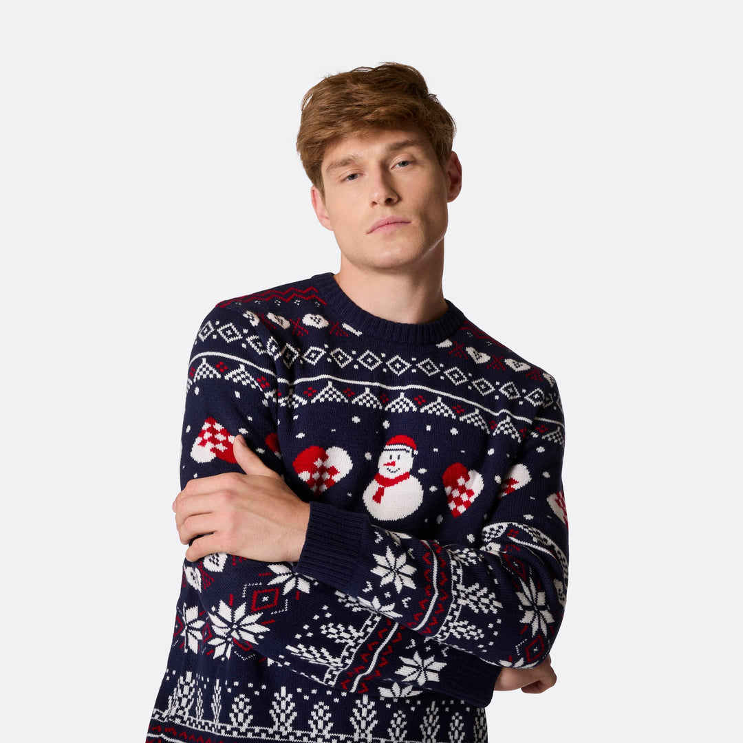 Men's Snowman Christmas Sweater