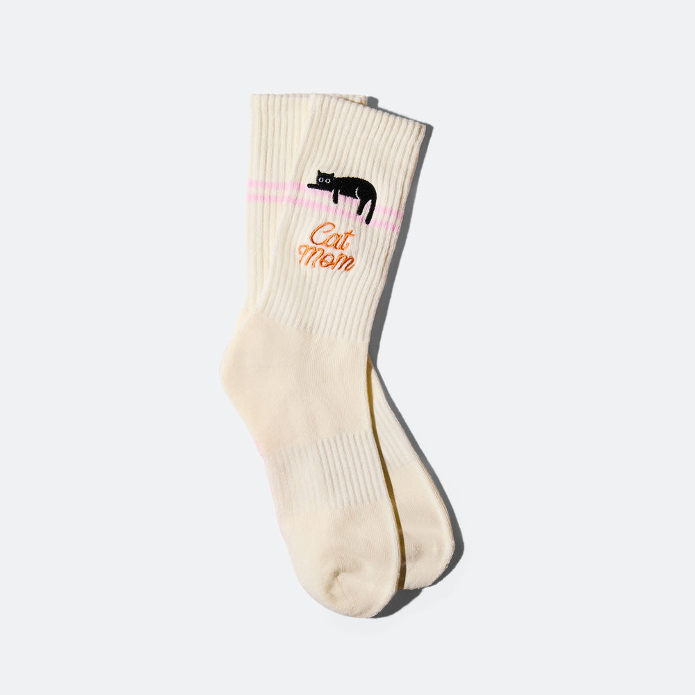 Cat Mom Tennis Socks