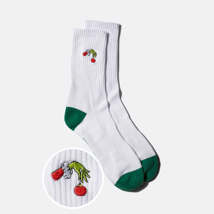 The Grinch Tennis Socks