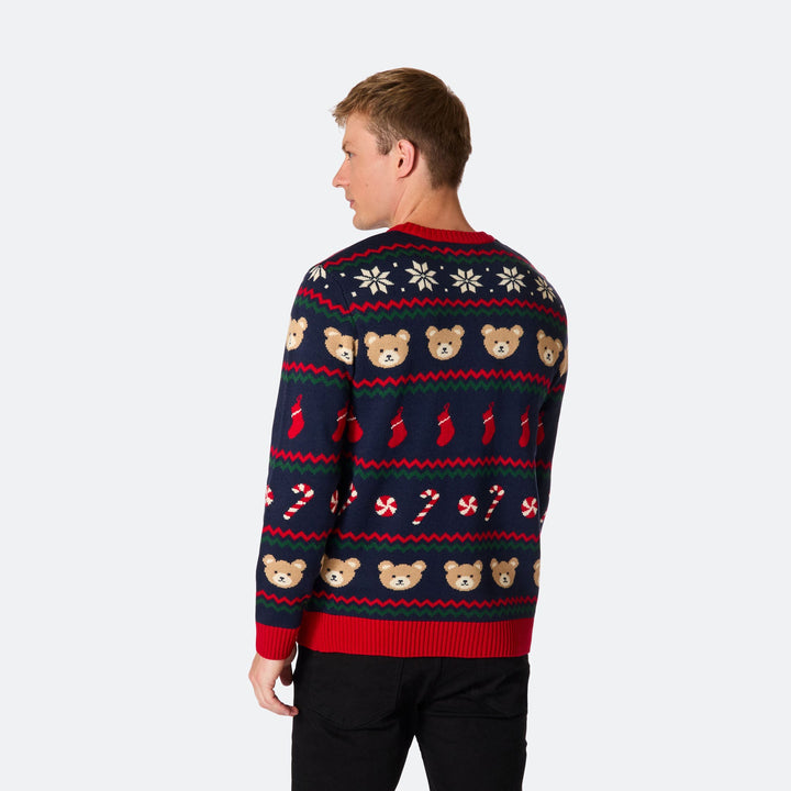 Men's Teddy Bear Christmas Sweater