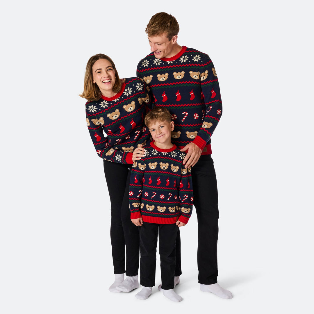 Men's Teddy Bear Christmas Sweater