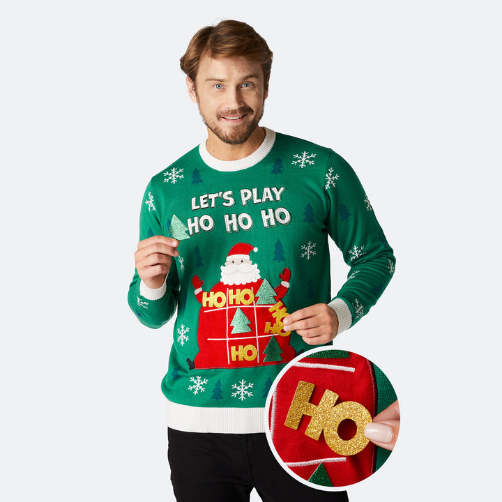 Men's Ho Ho Ho Christmas Sweater