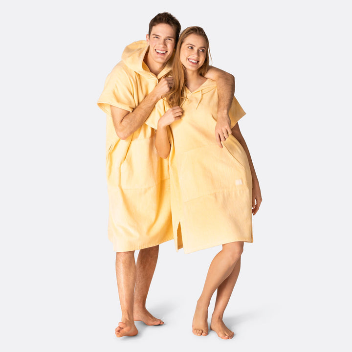 Apricot Orange Towel Poncho