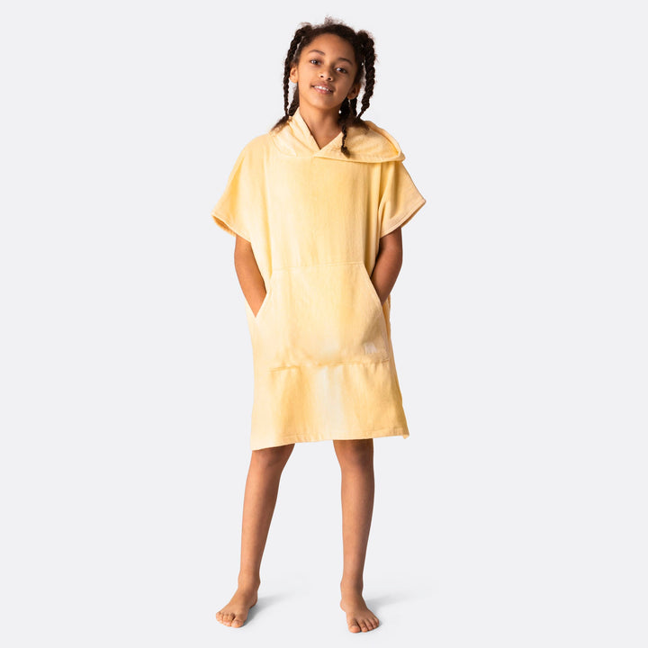 Kids' Apricot Orange Towel Poncho