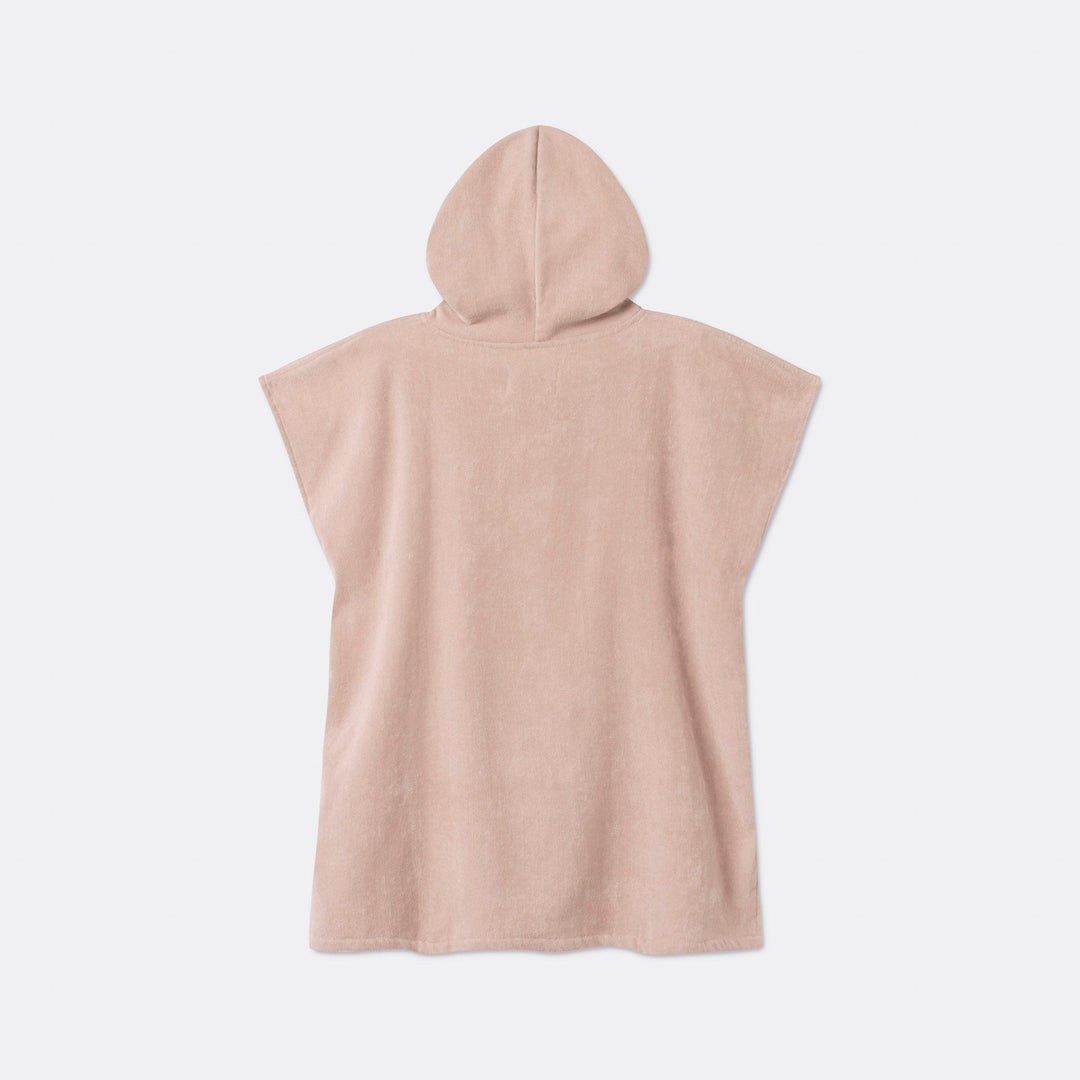 Kids' Beige Towel Poncho
