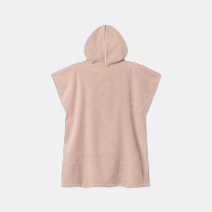 Kids' Beige Towel Poncho