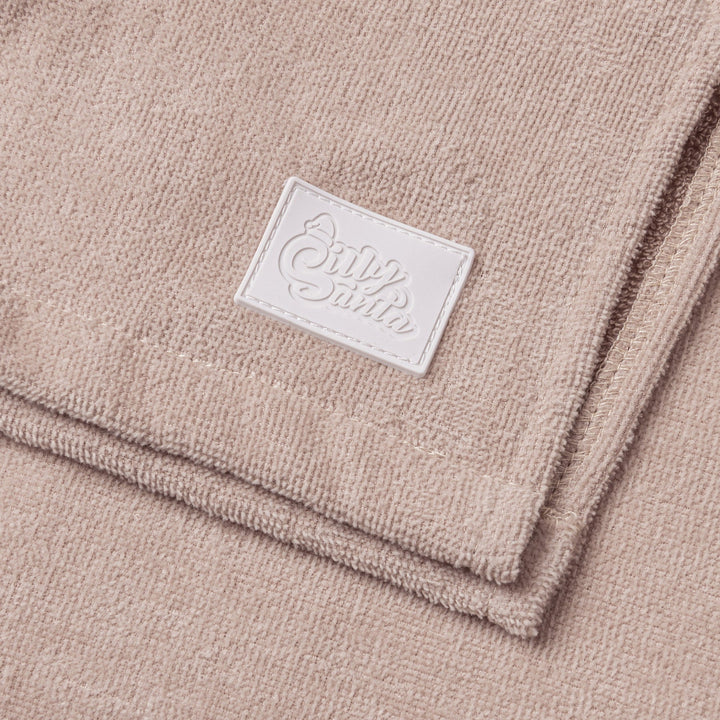 Beige Towel Poncho