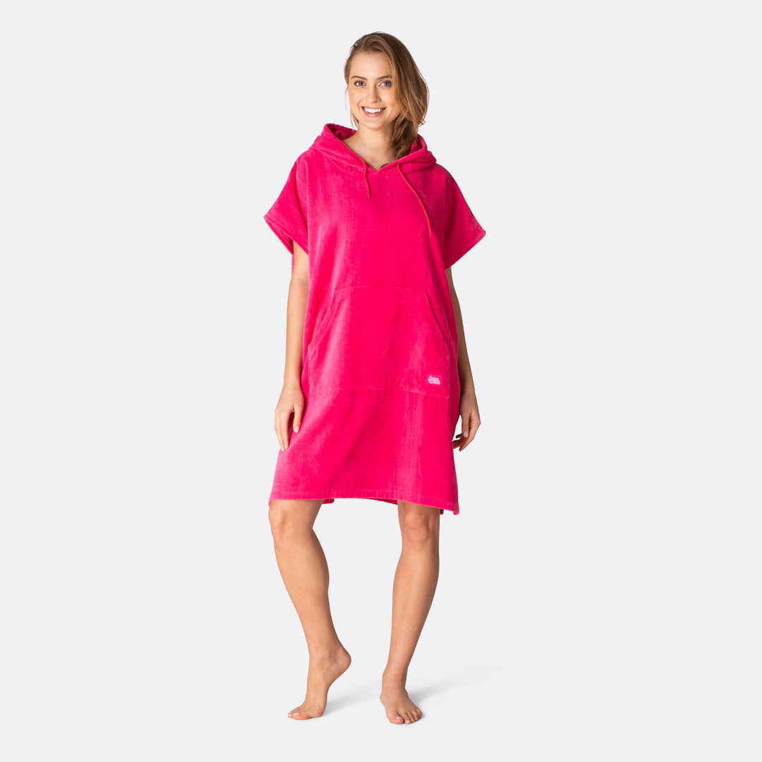 Hot Pink Towel Poncho