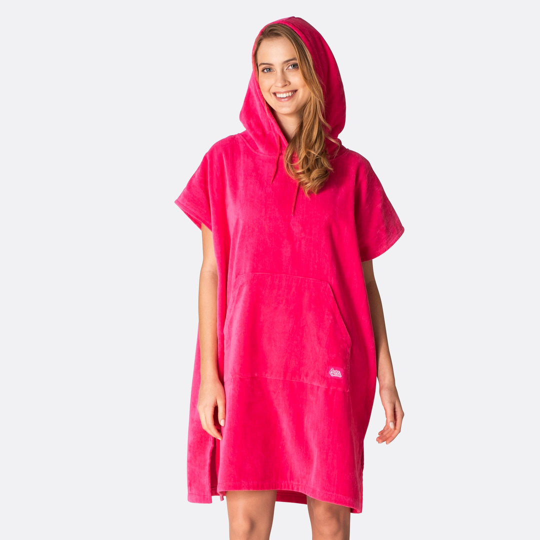 Hot Pink Towel Poncho