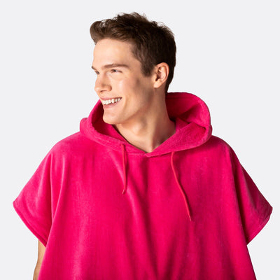 Hot Pink Towel Poncho