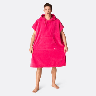 Hot Pink Towel Poncho