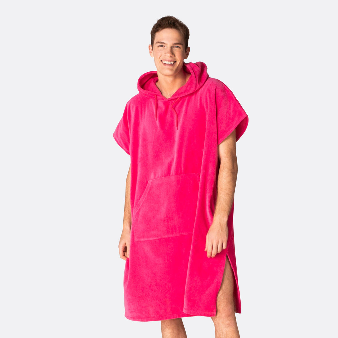 Hot Pink Towel Poncho