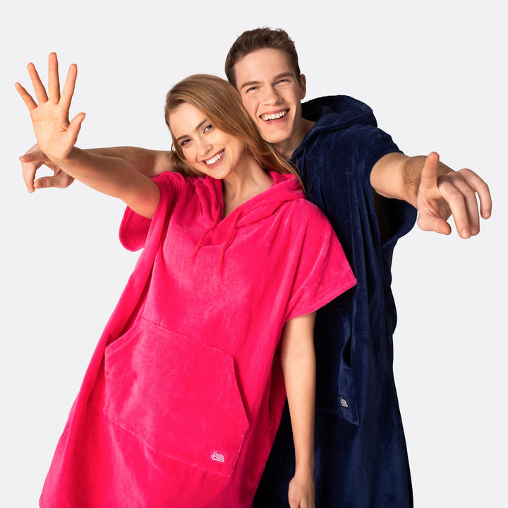 Hot Pink Towel Poncho