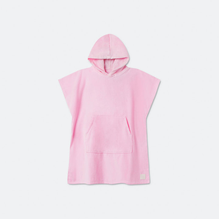 Kids' Bubblegum Pink Towel Poncho