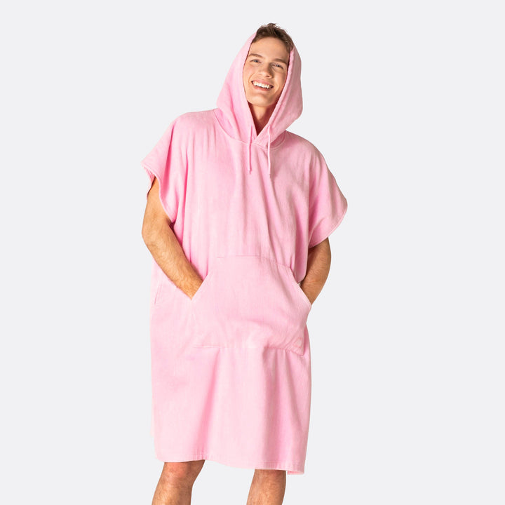 Bubblegum Pink Towel Poncho