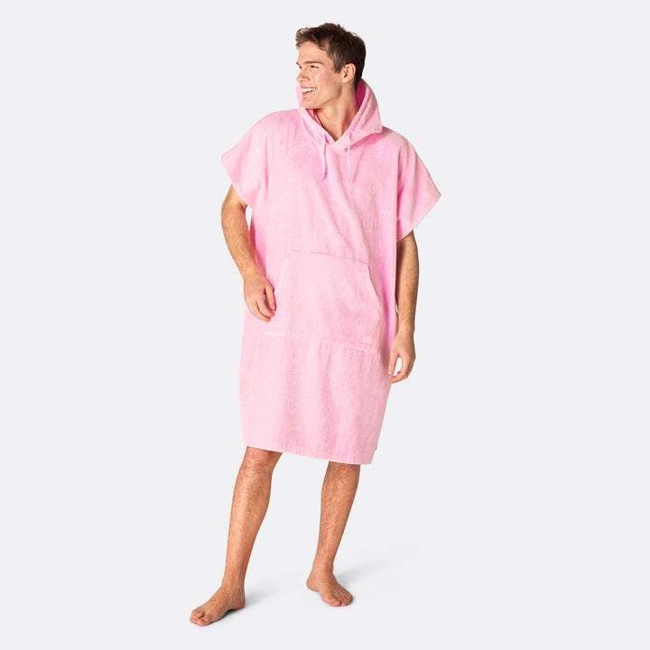 Bubblegum Pink Towel Poncho