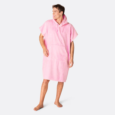 Bubblegum Pink Towel Poncho
