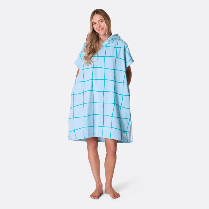 Blue Pool Towel Poncho